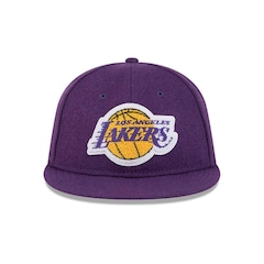 Boné Adulto New Era Retro Crown 950 Los Angeles Lakers Aba Reta - Foto 1
