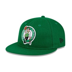 Boné Adulto New Era Retro Crown 950 Boston Celtics Aba Reta - Foto 2