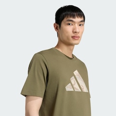 Camiseta Estampada adidas Camo Três Barras Masculina - Foto 5