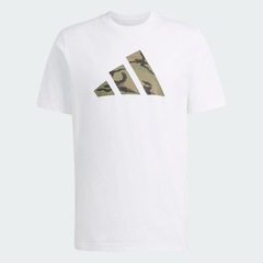 Camiseta Estampada Camo Três Barras adidas Masculina - Foto 2