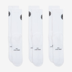 Kit 3 Pares de Meia Nike Everyday Elevated Crew Basketball Unissex - Foto 3