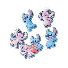 Jibbitz™ Stitch E Angel Pack Com 5 Peças Único - Unissex - Foto 2