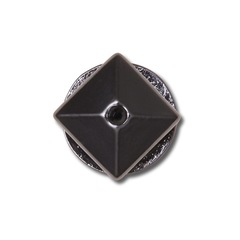 Jibbitz™ Pirâmide Preta Único - Unissex - Foto 2