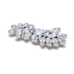 Jibbitz™ Folha Prateada Com Gemas Único - Unissex - Foto 2