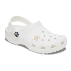 Jibbitz™ Flor de Pérolas Com Coração Único - Unissex - Foto 1