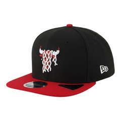Boné Adulto New Era 950 Sport Chicago Bulls Aba Reta - Foto 2