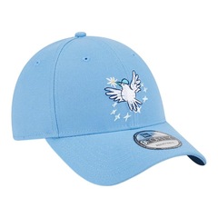 Boné Adulto New Era 940 Earth Day Peace Sky Aba Curva - Foto 3