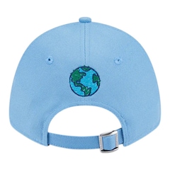 Boné Adulto New Era 940 Earth Day Peace Sky Aba Curva - Foto 4