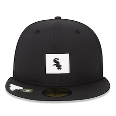 Boné Adulto New Era 5950 Chicago White Sox Aba Reta - Foto 1
