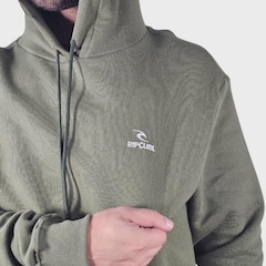 Blusão de Moletom Rip Curl Corporate Hood Military Green - Masculino - Foto 2