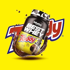 Best Whey Protein Atlhetica Nutrition Achocolatado Toddy - 900g - Foto 3