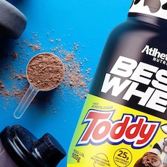 Best Whey Protein Atlhetica Nutrition Achocolatado Toddy - 900g - Foto 4