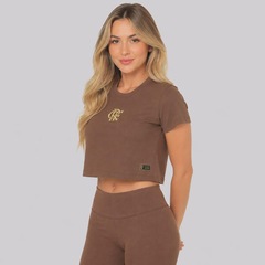 Blusa Cropped do Flamengo Dry Soccer Feminina - Foto 2
