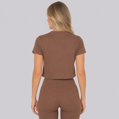 Blusa Cropped do Flamengo Dry Soccer Feminina - Foto 4