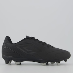 Chuteira de Campo Adulto Umbro Attak III All Black - Foto 1