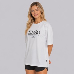 Camiseta do Corinthians Glorioso Oversized Feminina - Foto 2
