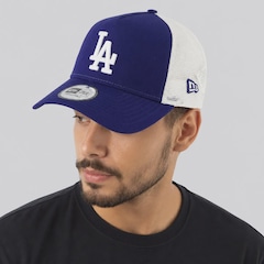 Boné New Era MLB Los Angeles Dodgers 940AF Side Patch Trucker - Foto 5