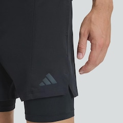 Short Adidas D4T Workout  2 em 1 Masculino - Foto 4