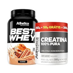 Kit Performance Best Whey Protein Churros + Creatina 100% Pura - Atlhetica Nutrition - Foto 1