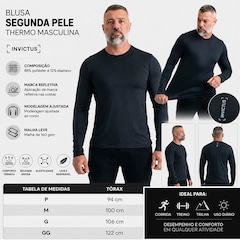 Camisa Manga Longa Invictus Segunda Pele Thermo Masculina - Foto 7