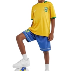Kit do Brasil Mini Craque Braziline Infantil - Foto 2
