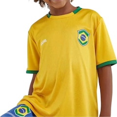 Kit do Brasil Mini Craque Braziline Infantil - Foto 3