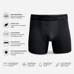 Cueca Boxer Tact Invictus - Adulto - Foto 4