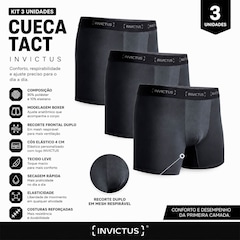 Kit 3 Cuecas Boxer Tact Invictus - Adulto - Foto 5