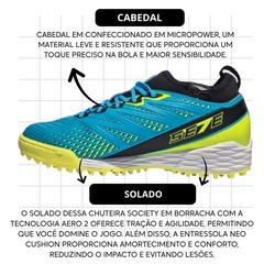 Chuteira Society Adulto Penalty Se7E Locker Y-2 - Foto 6