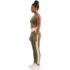 Conjunto Bicolor Top e Calça Fitness Vekyo Feminino - Foto 2