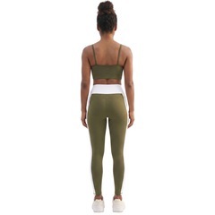 Conjunto Bicolor Top e Calça Fitness Vekyo Feminino - Foto 3