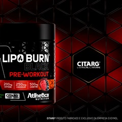 Lipo Burn Black Pré Workout (Pote 200g) Frutas Vermelhas - Foto 5