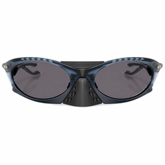 Óculos de Sol Unissex Oakley Plantaris Matte Translucent Abyss - Foto 3