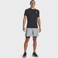 Short Compressão Under Armour HeatGear Pocket Long - Masculina - Foto 3