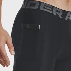 Short Compressão Under Armour HeatGear Pocket Long - Masculina - Foto 4