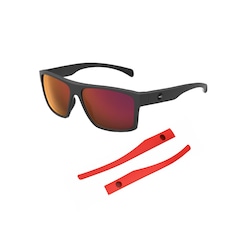 Óculos de Sol HB Happy Matte Black Espelhado + Hastes Red - Foto 1