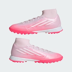 Chuteira Society Feminino adidas Cano Alto F50 SPARKFUSION League - Foto 8