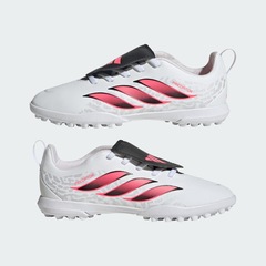 Chuteira Society Infantil adidas com Língua Dobrável e Cadarços Elásticos Predator Club - Foto 8
