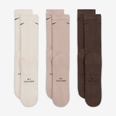 Meia Nike Everyday Elevated Crew (3 Pares) Unissex - Foto 3