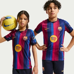 Camisa Barcelona I 26/27 Torcedor Pro Nike Infantil - Foto 1