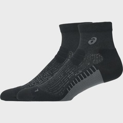 Meia Performance ASICS Run Sock Quarter Unissex - Foto 2