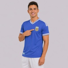 Camisa Argentina Retrô 1990 II Masculina - Foto 3