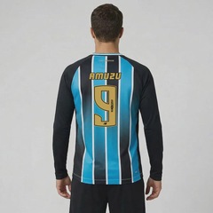 Camisa do Grêmio I 26/27 Manga Longa 9 Amuzu New Balance Masculina - Foto 1