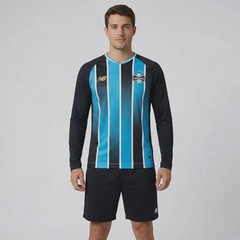 Camisa do Grêmio I 26/27 Manga Longa 9 Amuzu New Balance Masculina - Foto 2