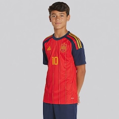 Camisa Espanha I 26/27 10 Olmo adidas Infantil - Foto 4