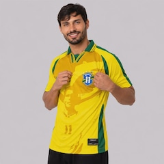Camiseta Polo Approve Huge Brasil Romario Masculina - Foto 2