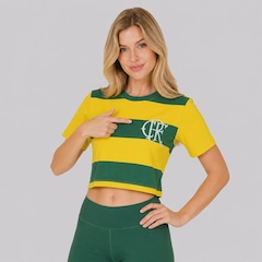 Blusa Cropped do Flamengo Virar Feminina - Foto 2