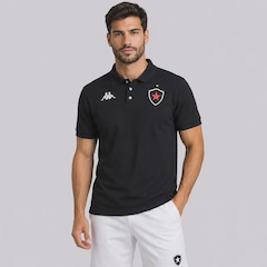 Camisa Polo Kappa Botafogo-PB Piquet 2026 Masculina - Foto 1