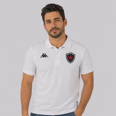 Camisa Polo Kappa Piquet Botafogo-PB 2026 Masculina - Foto 1