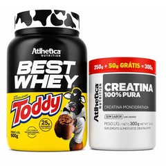 Kit Performance - Best Whey Protein Toddy + Creatina 100% Pura - Atlhetica Nutrition - Foto 1